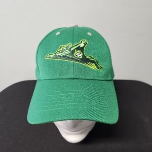 Richmond Flying Squirrels Strapback Baseball Hat MiLB Green Earth Day 2010